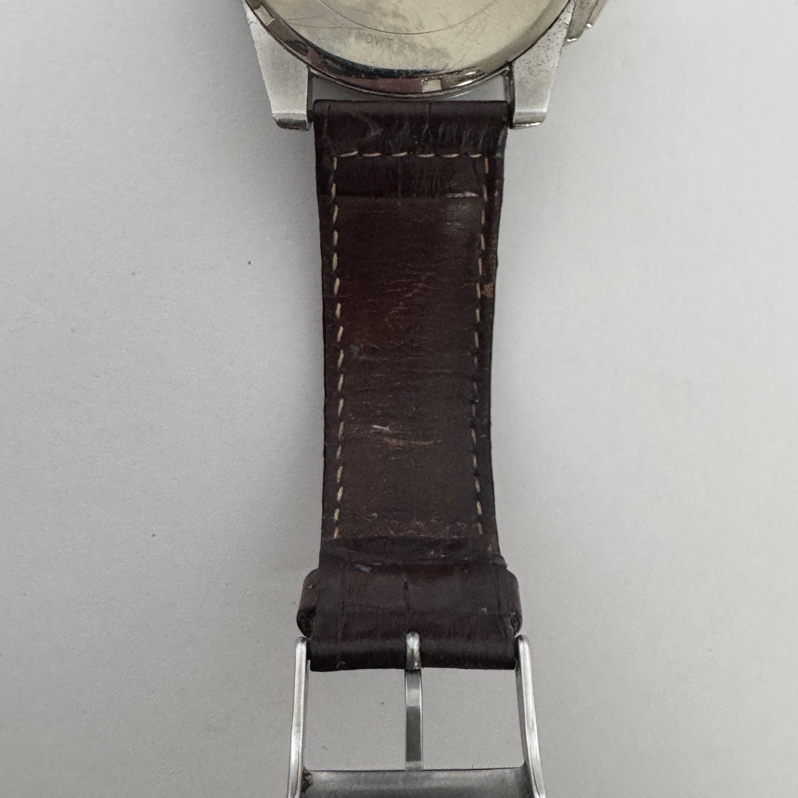 Guess Waterpro Mens Chronograph Watch U13570G2 with leather band (New Battery)