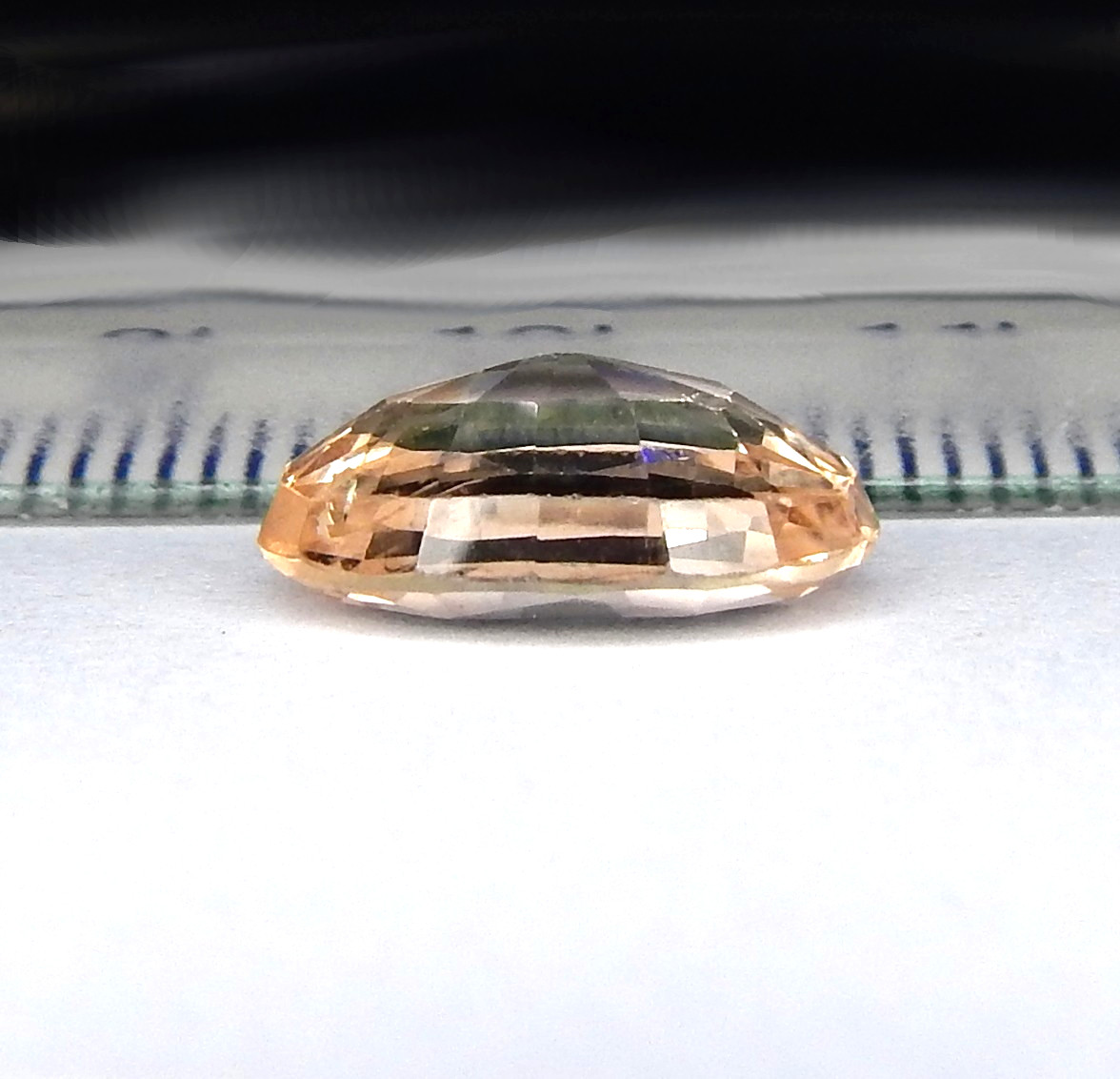 Fiery 5.1ct Imperial Topaz Natural Earth Mined Faceted Oval Brazil