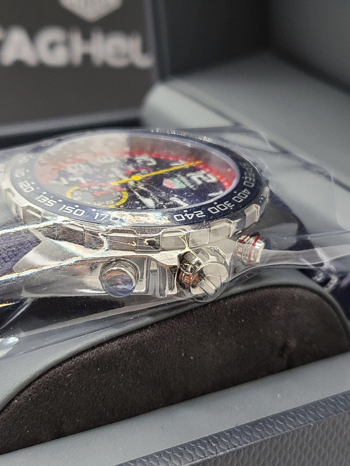 Tag Heuer Formula 1 Red Bull Racing Special Edition Chronograph Quartz Blue Dial