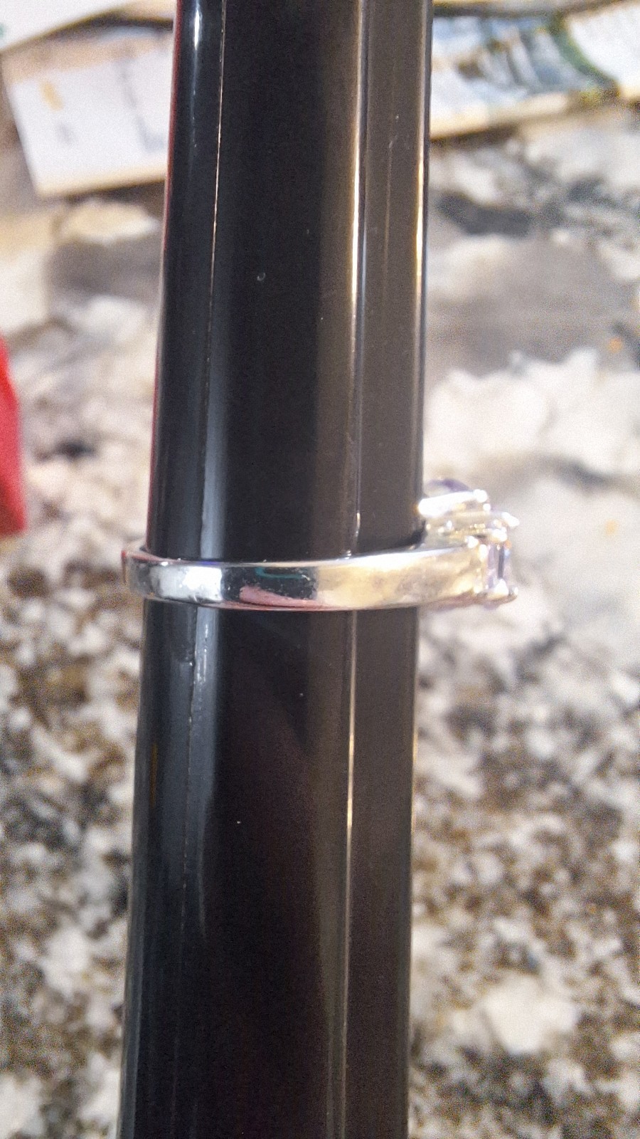 5 Stone Lavander Round Cut Fashion Jewelry Ring