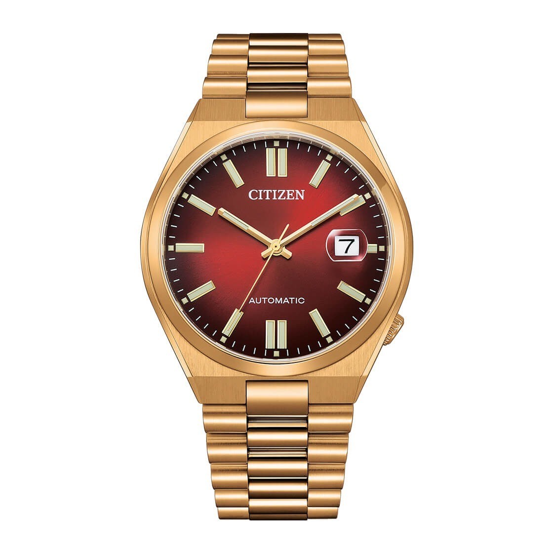 Citizen Tsuyosa NJ0153-82X Automatic Red Dial Stainless Steel 40mm Men’s Watch