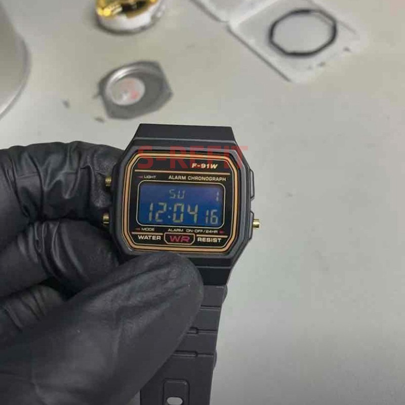 F-91W High Contrast Display STN Screen Mod For Casio F-91 A158 A159 A168 F-105