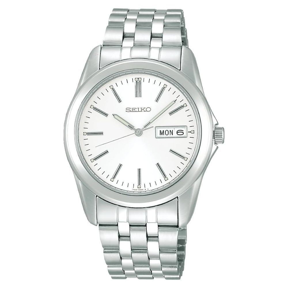SEIKO Selection Men’s Wristwatch White Silver Made in Japan SCXC007 SEIKO SELECT