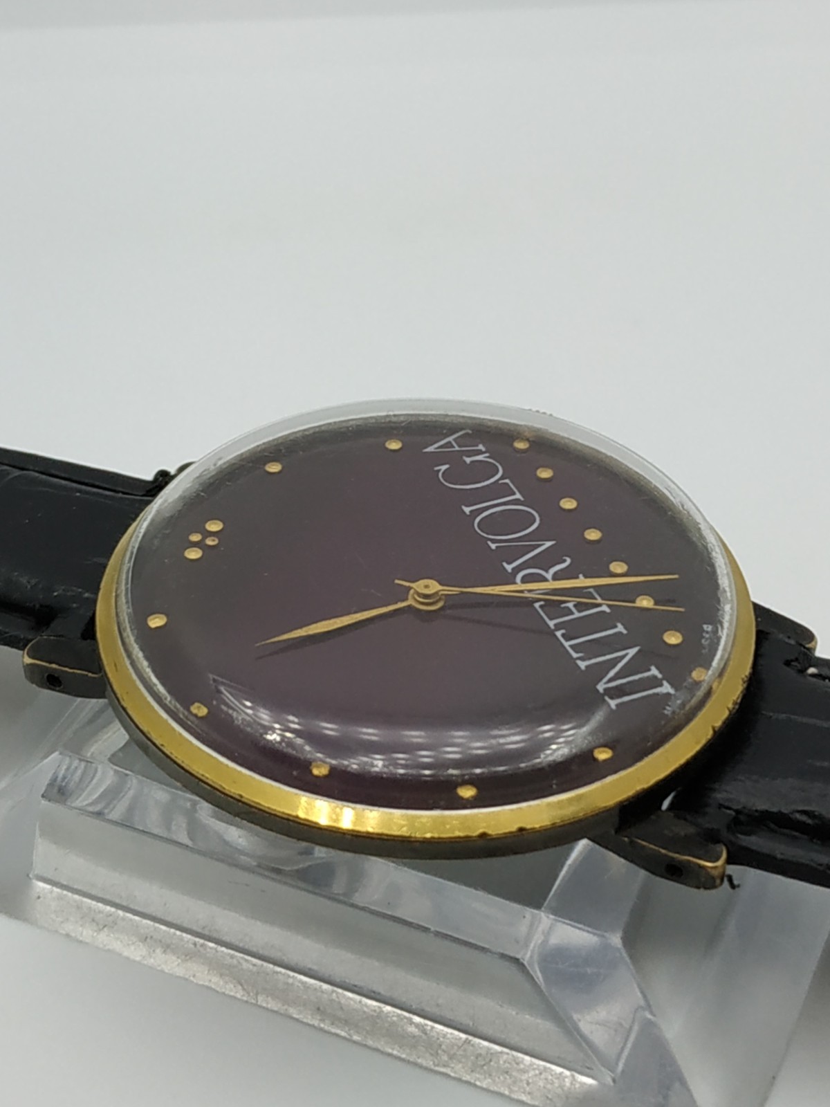 Men’s Vintage Watch Zarya SEKONDA INTERVOLGA USSR Mechanical Retro Soviet Dress