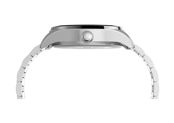 Timex Waterbury TW2T70800 Silver Day Date Stainless Steel Men’s Watch 42mm 50M