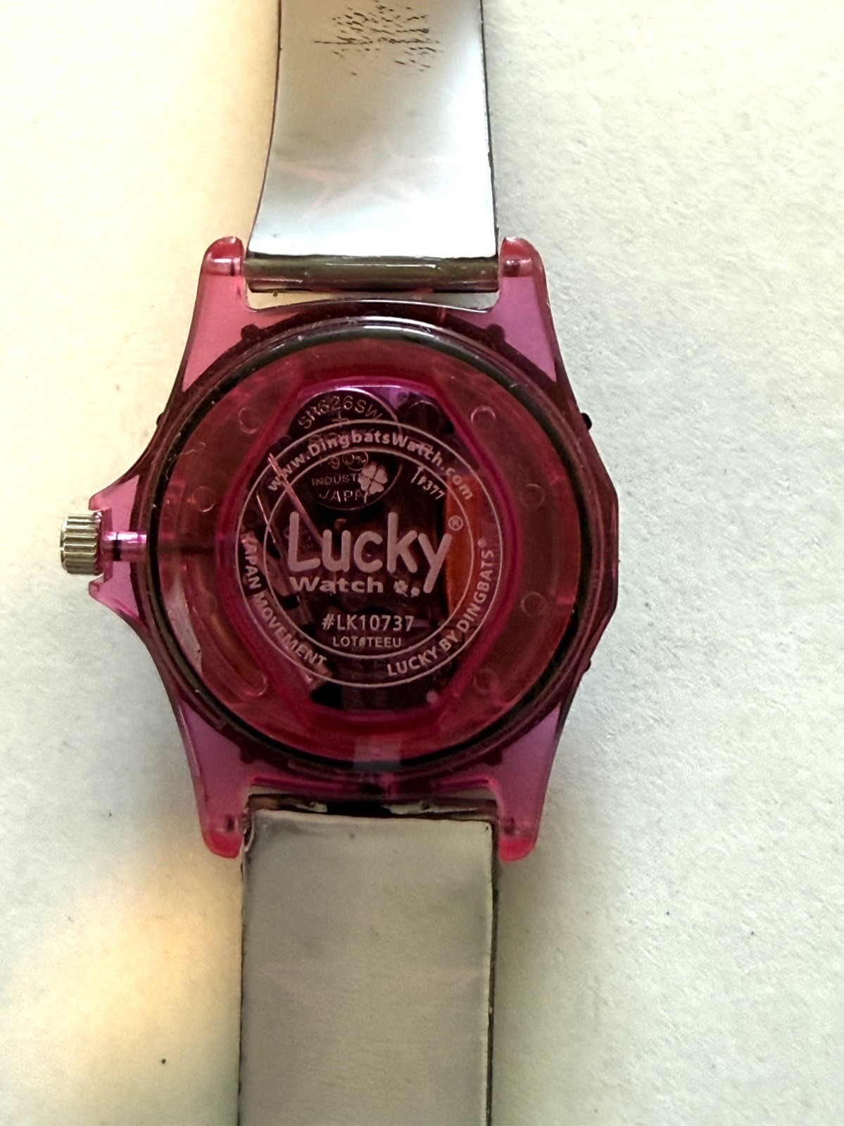 LUCKY BRAND – Ladies Quartz Watch – Pink & Black