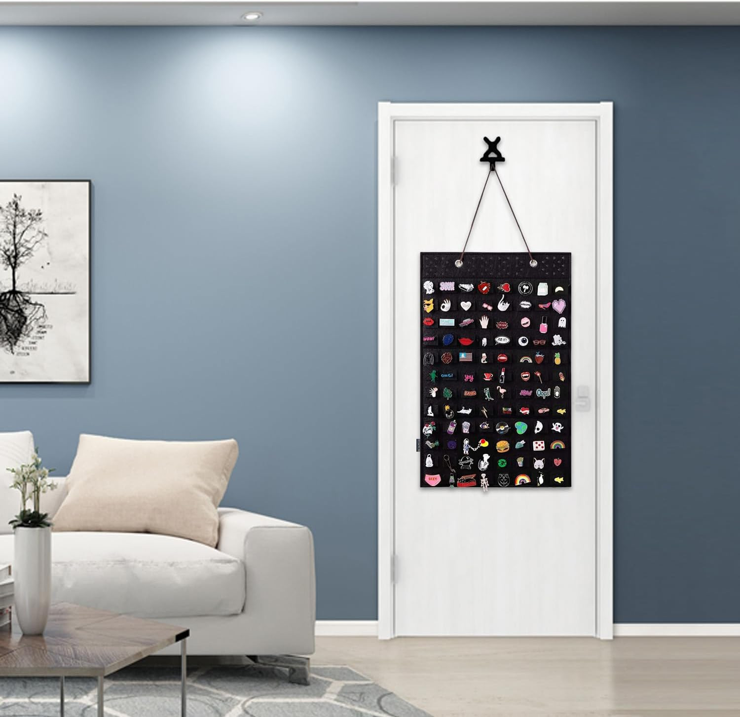 Collection Display Case – Wall Hanging Brooch Pin Organizer – Pin Collection …