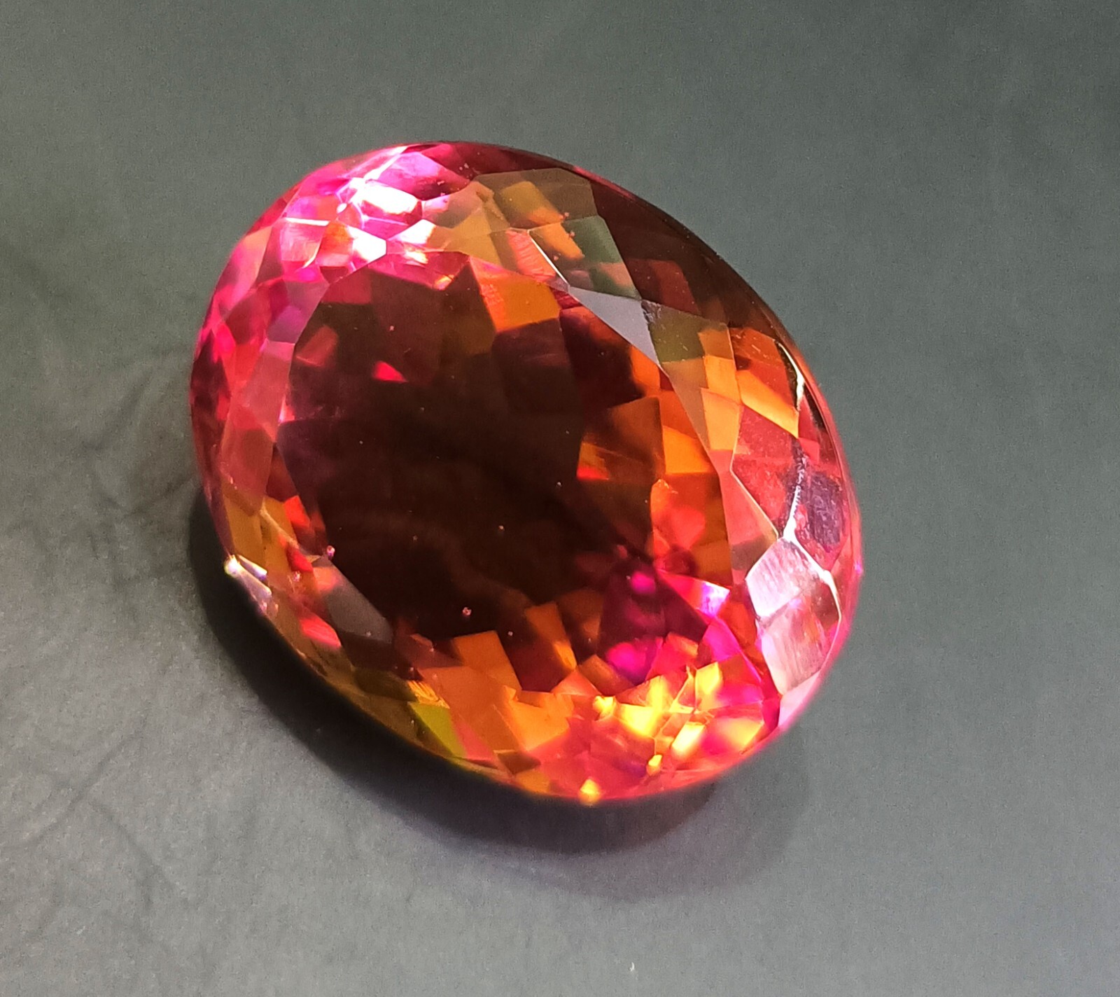 MULTI Color CHANGE NATURAL Zultanite Loose Certified GEMSTONE OVAL Cut 66.10 Ct
