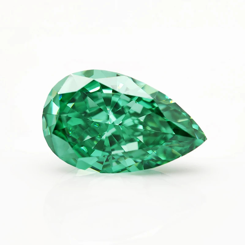 Top Colors Pear Crushed Ice Cut Cubic Zirconia 5A 10-50pcs Factory Directly Sale