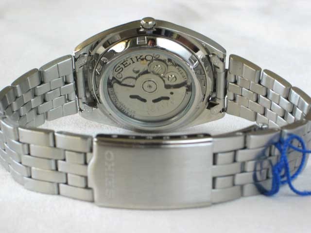 Seiko 5 Automatic SNXA13 SNXA13K1 Day Date Brown Dial Steel Watch