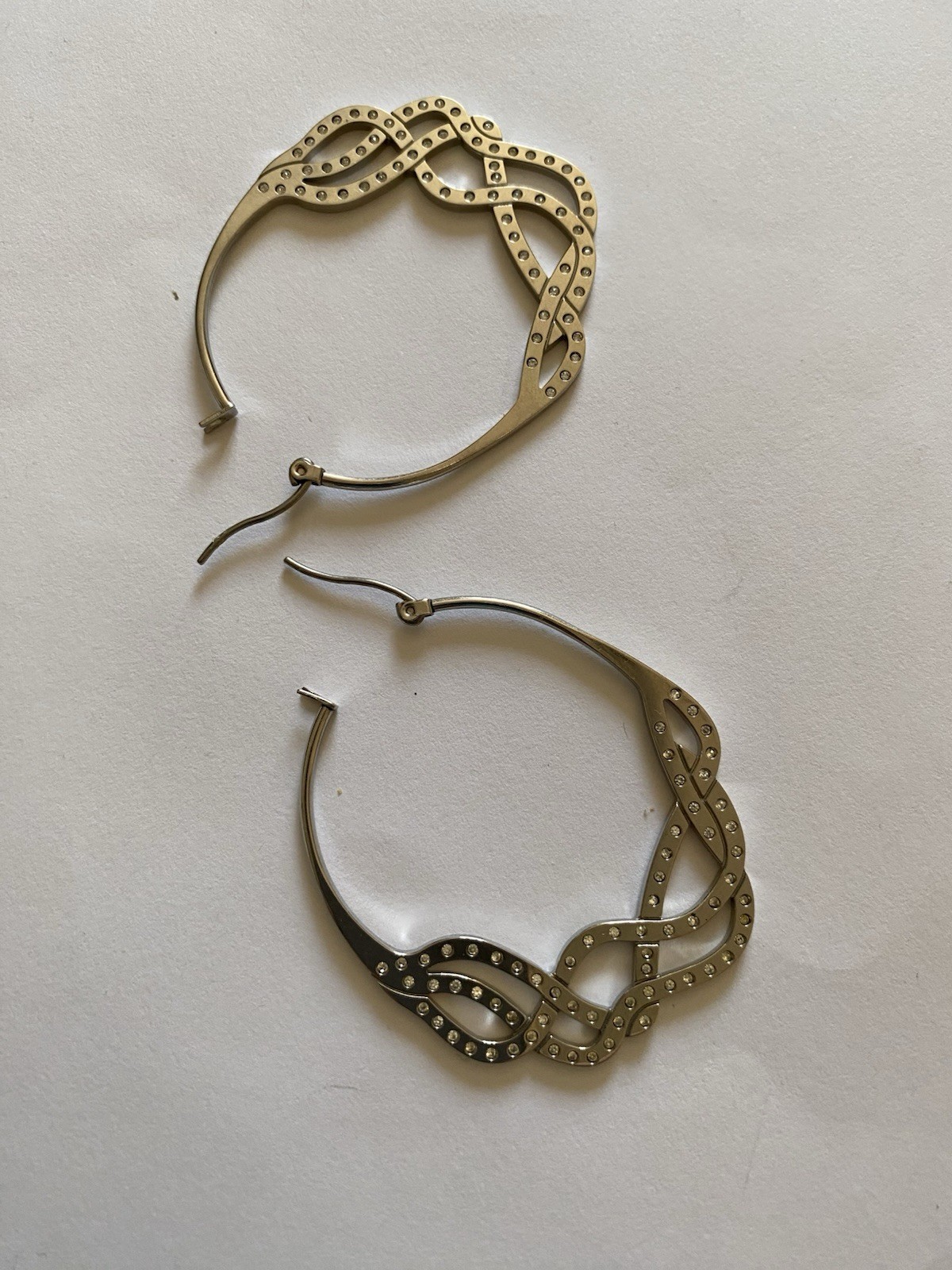 Swatch Bijoux Melted Beauty hoop Earrings Silver Colour