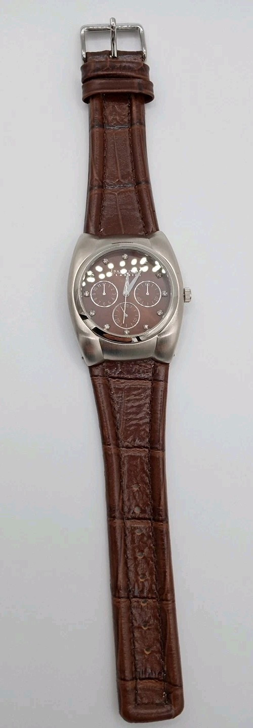 Joan Rivers Stainless Watch V377 Very Nice Needs New Battery