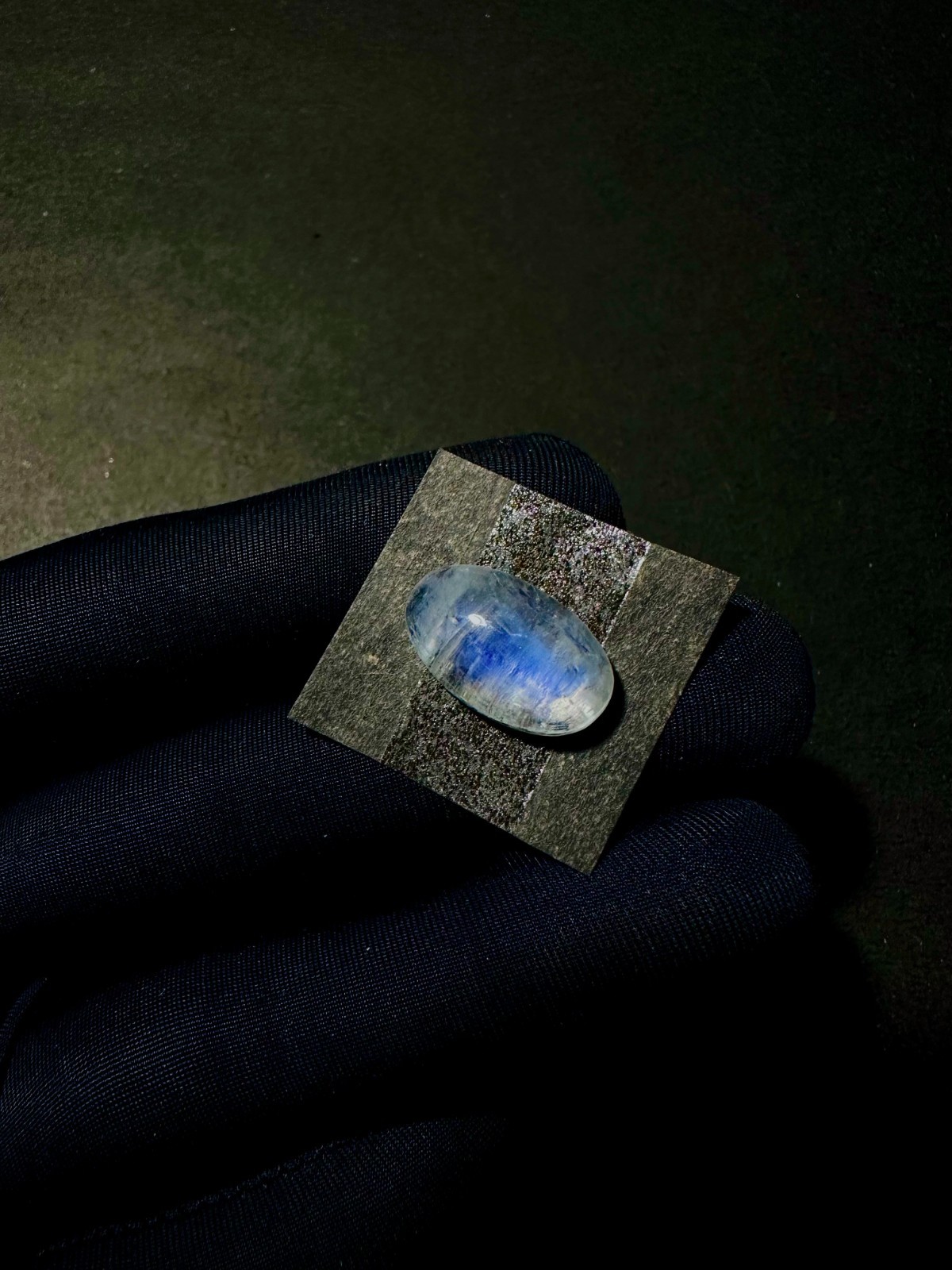 Natural Rainbow Moonstone, Blue Fire Moonstone, Engagement Ring Gemstone, 13Cts