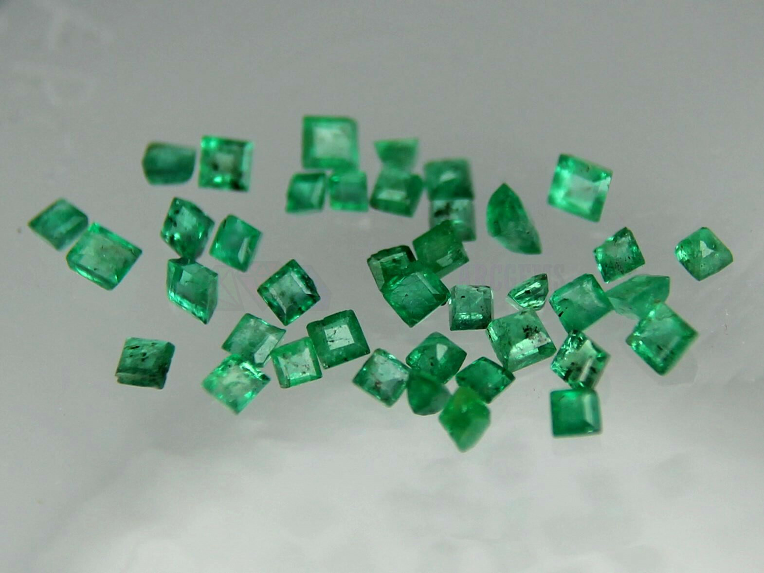 1x Natural Emerald VS-SI1 Square Loose Gemstone Best many sizes 1.5×1.5mm 2x2mm