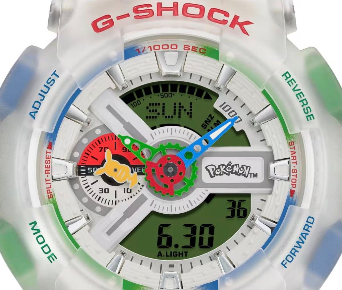 G SHOCK Pokemon 30th Anniversary Collaboration Model GA 110PKM 7AJR