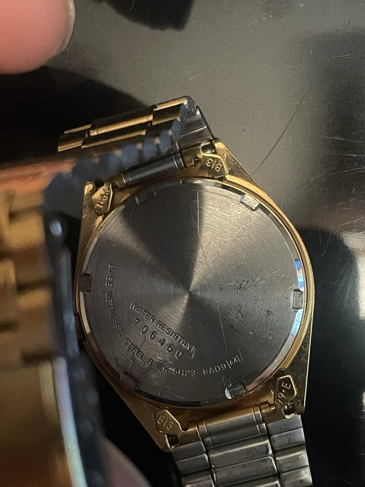 Seiko Quartz Disney Mickey Mouse Day/Date sunburst Gold Tone Wristwatch Lot