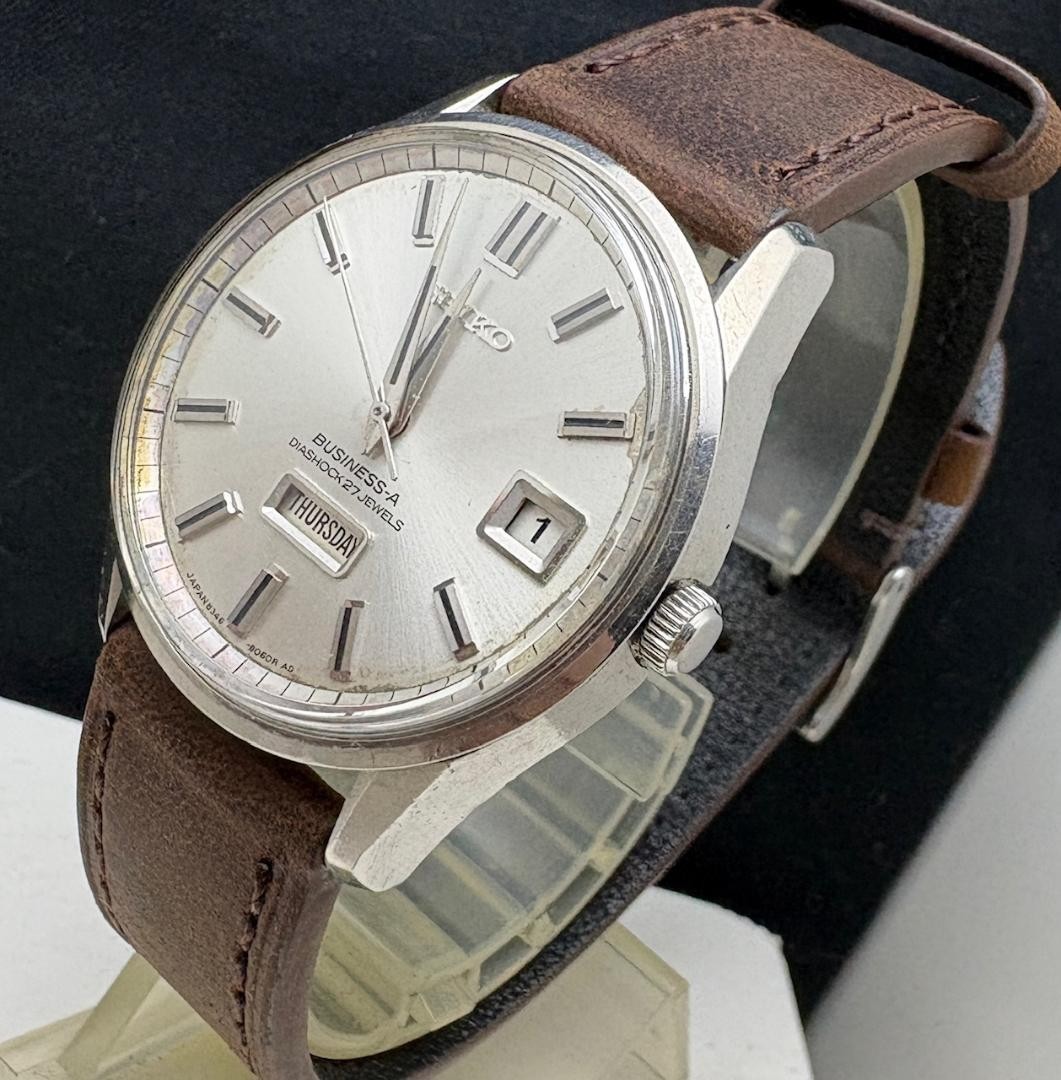 SEIKO Business A 8346-8030 Automatic Watch 27 Jewels Vintage Small Size