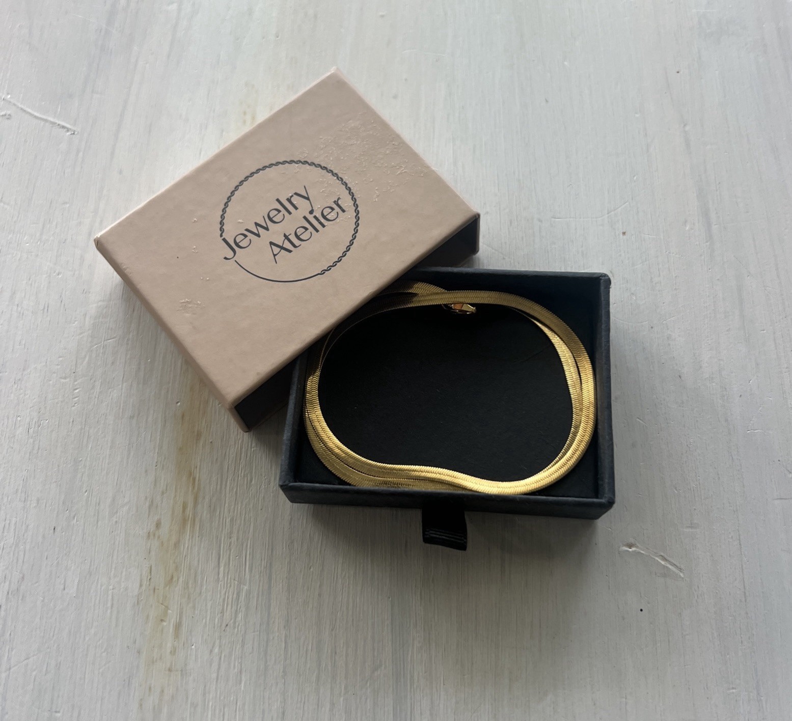 jewelry Atelier Gold Chain Necklace Collection-14k Yellow Gold Filled Open Box