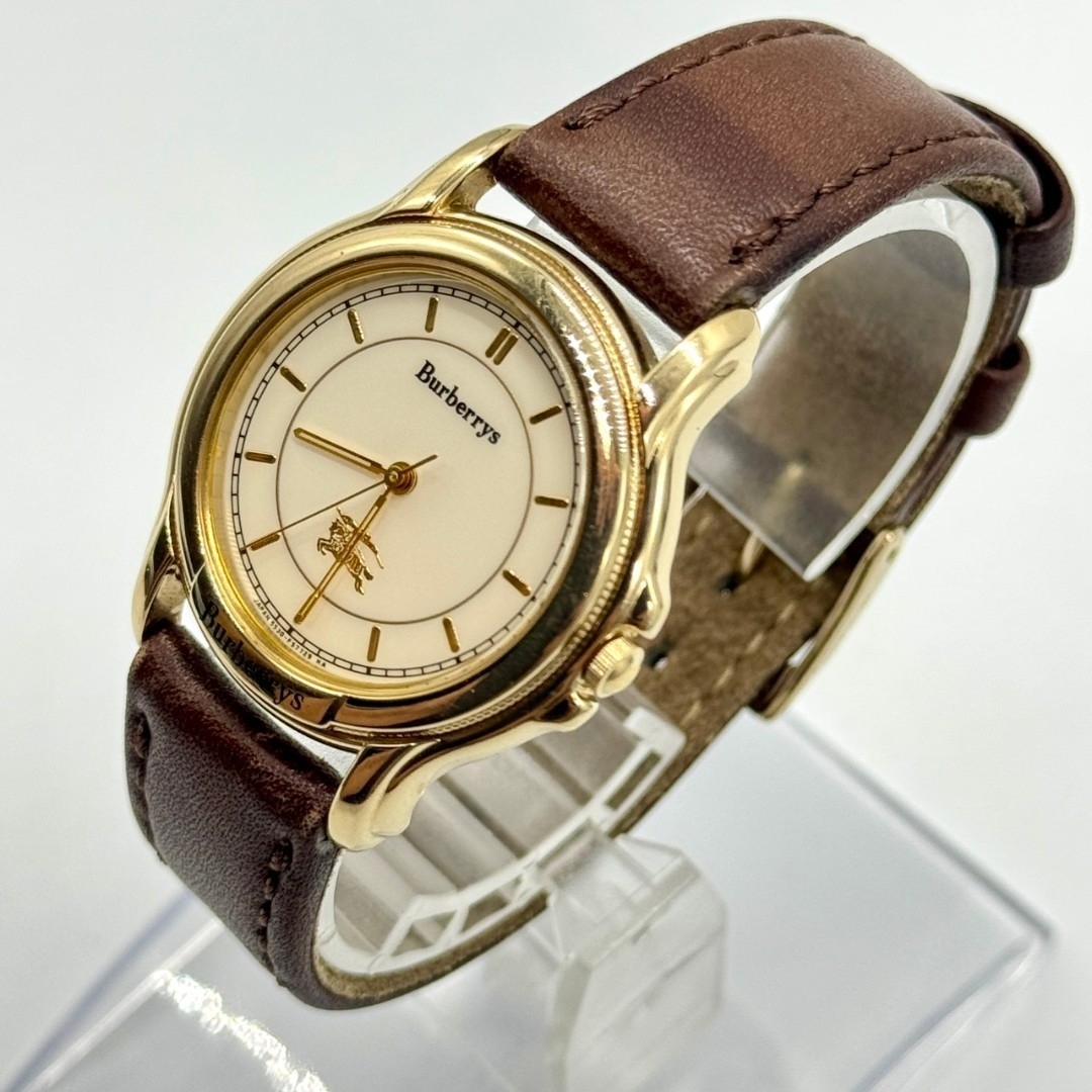 Burberry watch ivory dial quartz three hands 5530 F52304