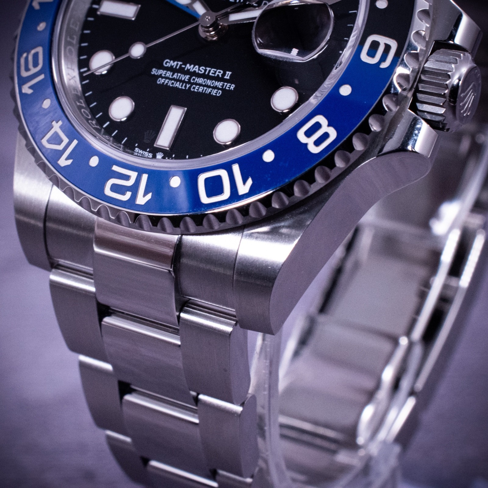 Rolex GMT-Master II Batman 40mm, Ref. 126710BLNR with B&P