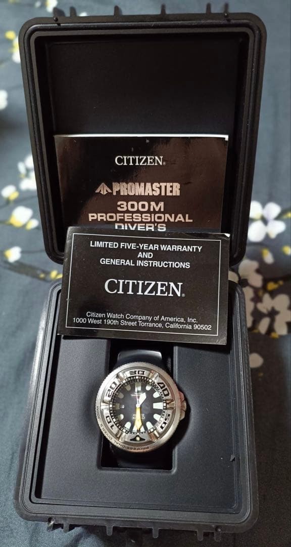 CITIZEN Promaster BJ8050-08E Eco-Drive 300M Diver’s Watch Men’s Black Used