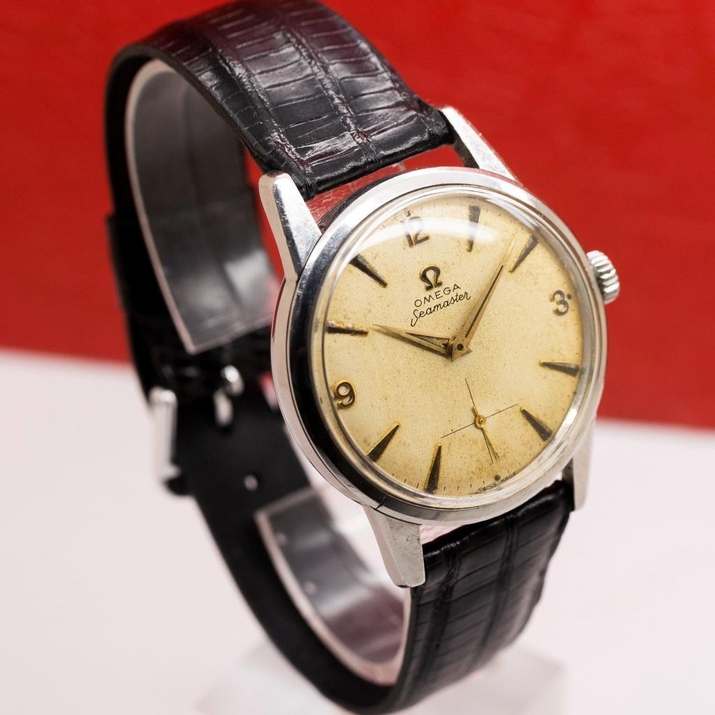 1959’s OMEGA Seamaster 14389-9 Stainless Steel Manual Wind Men’s Watch 35mm