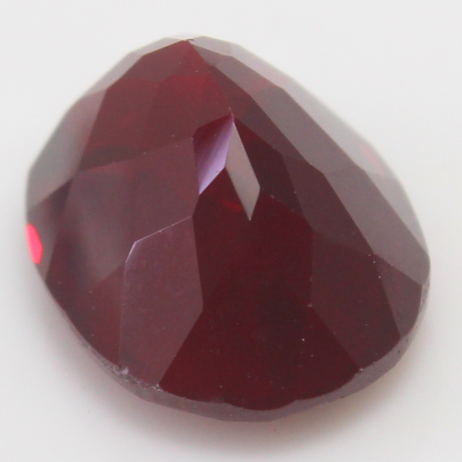 Natural 8.70 Ct Certified Myanmar Deep Red Ruby 13×10 MM Oval Unheated Gemstone