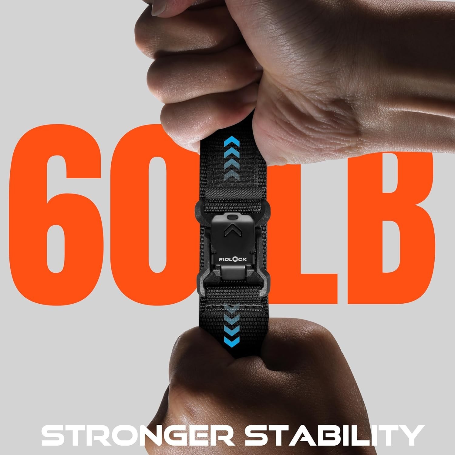 Nylon Watch Band for Garmin Fenix 5X 6X 7X 8 51mm Waterproof Military Strap
