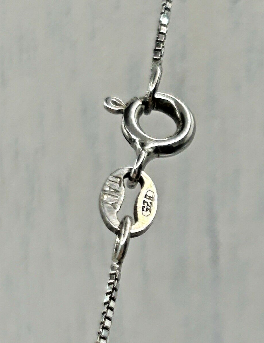 Sterling Silver ORB Otto Robert Bade Modernist Triangle Pendant Necklace 6.2 gr