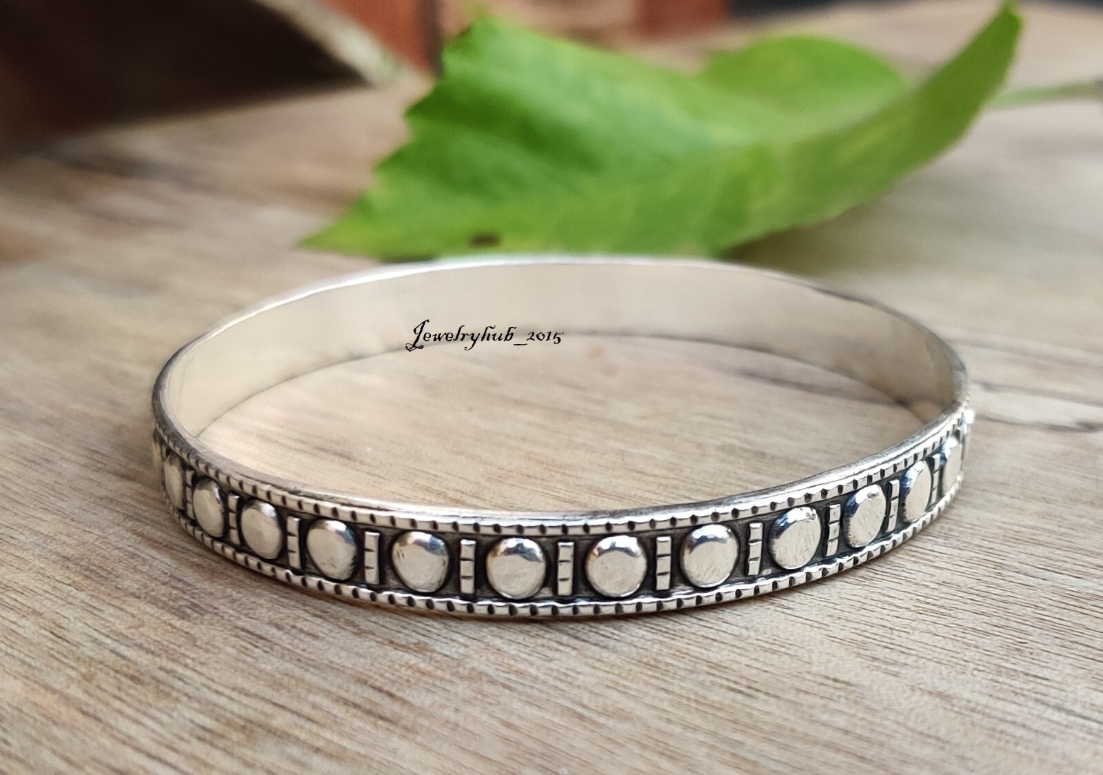 Silver Bangle 925 Sterling Silver Handmade Stylish Jewelry Gift for her MO5242