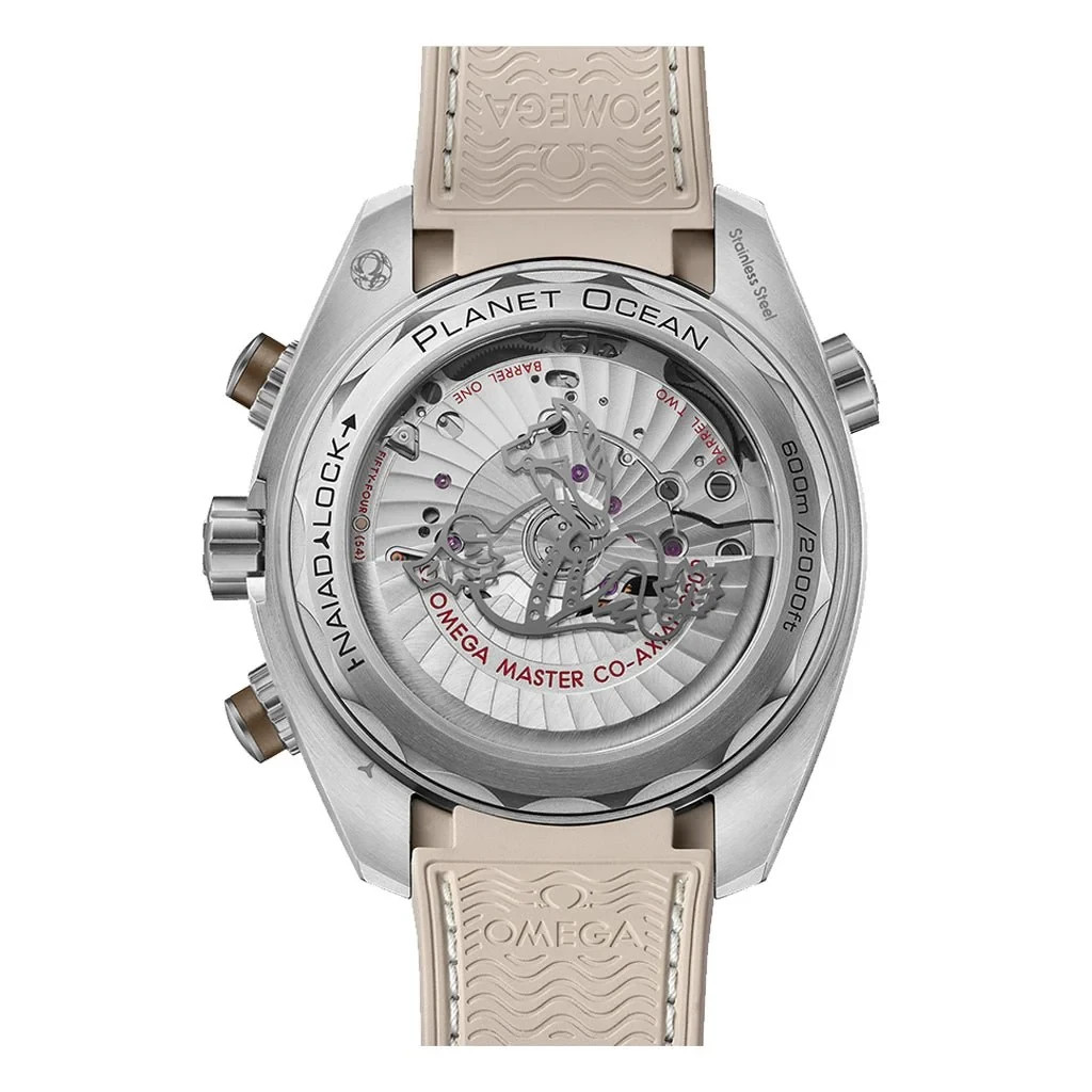 Omega Seamaster Planet Ocean 600M Beige Dial Chronograph 215.32.46.51.09.001