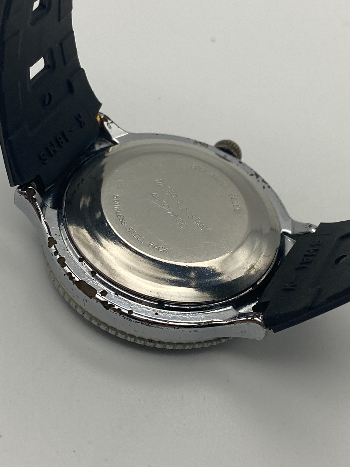 Vintage Timex Viscount Automatic Dive Date Watch 38mm Running Accurate +-2 Min