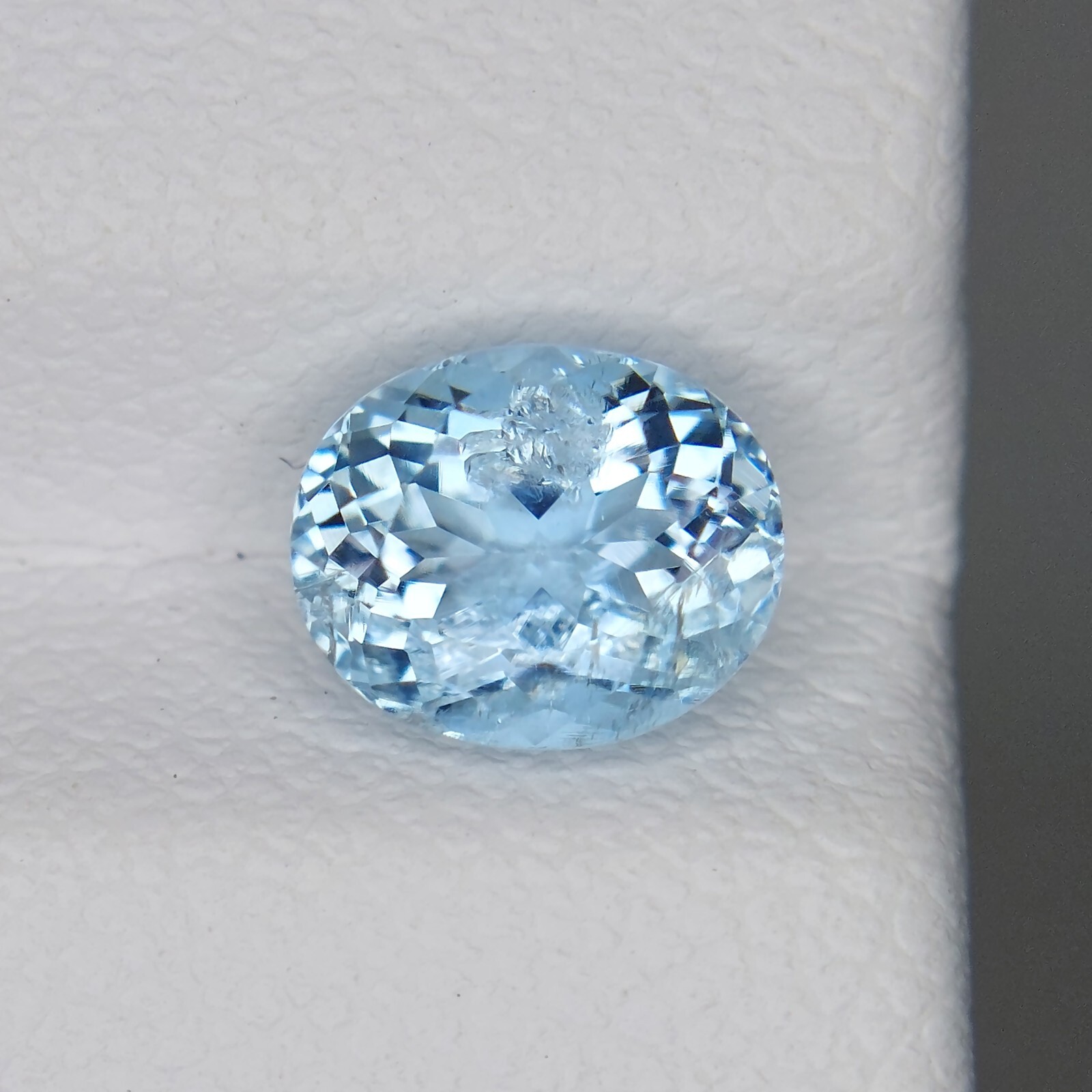 1.08Cts EXQUISITE OVAL SHAPE NATURAL AQUAMARINE LOOSE GEMSTONE