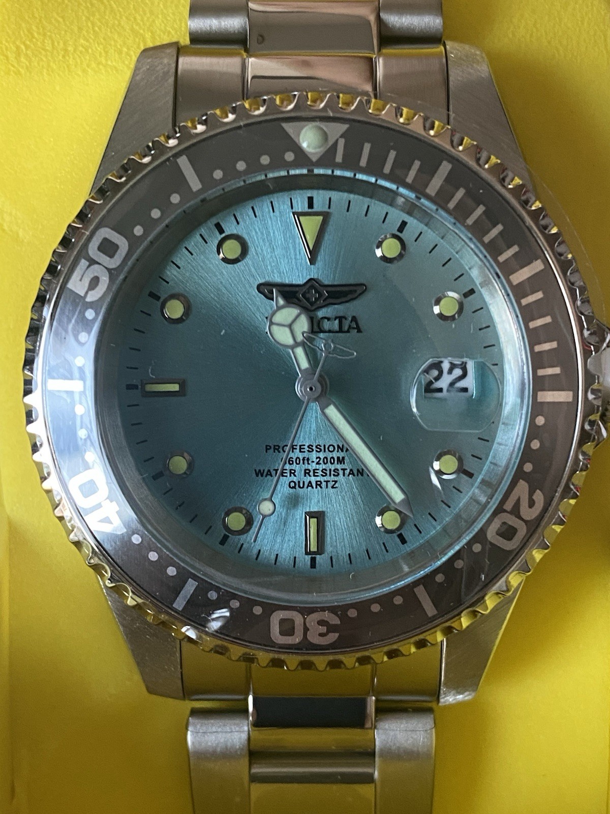 Brand New Invicta Pro Diver Anchoris Men’s Watch 37.5mm Steel (48726)