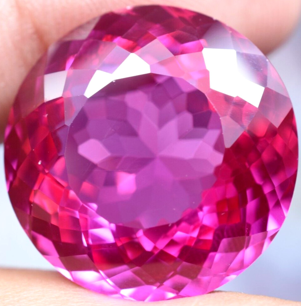 Extremely Rare & Natural 53.15 Ct SUNRISE RUBY GGL Certified Loose Gemstone