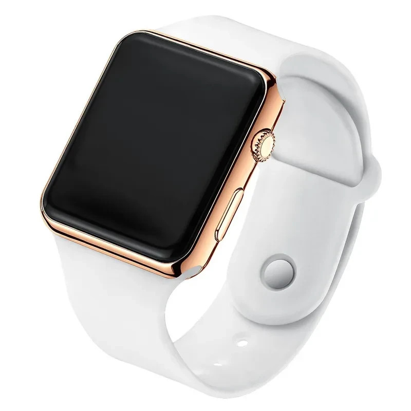 Electronic Watch Sports Men Women LED Silicone Digital
