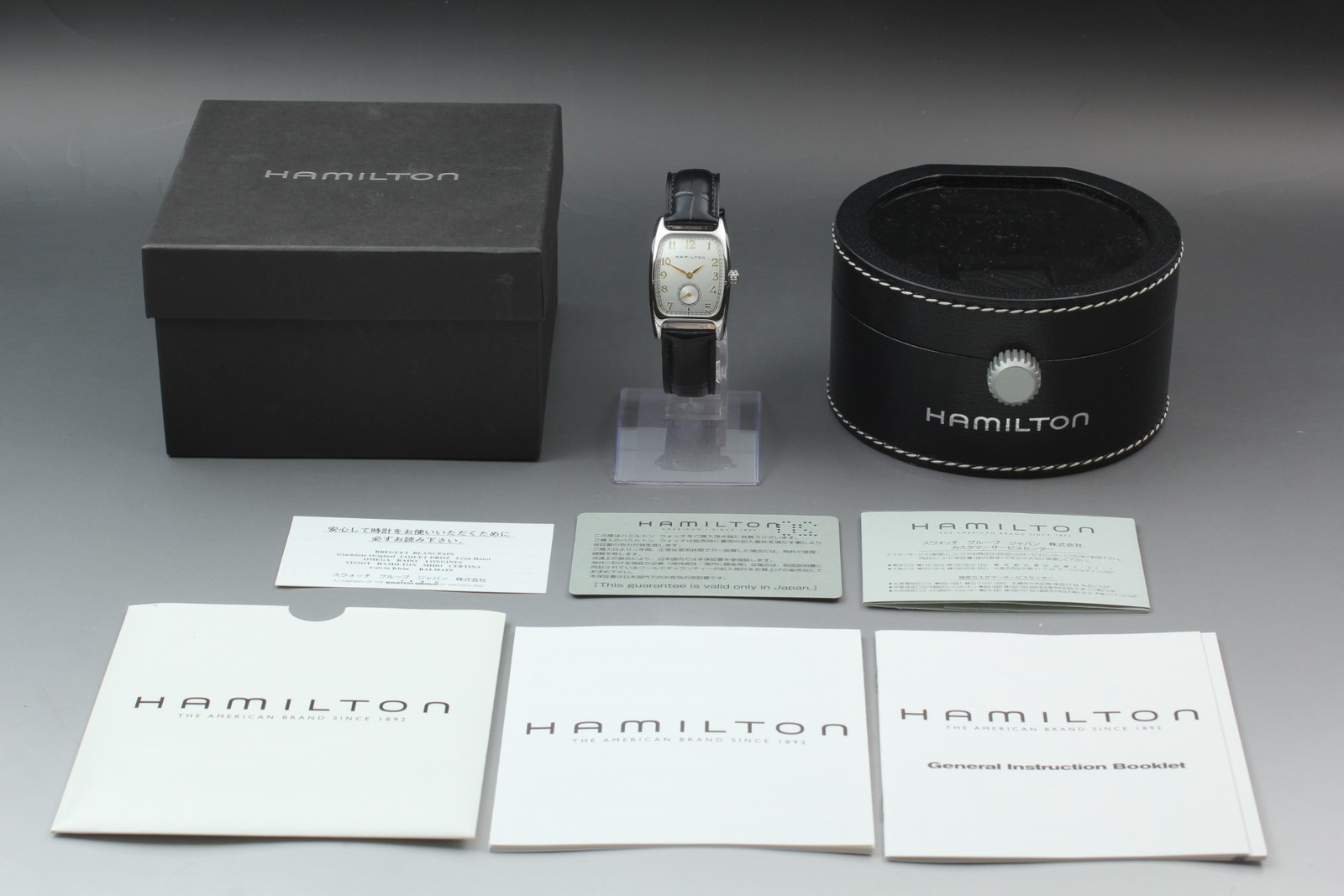 Vintage 2004 [N MINT w/ BOX] HAMILTON Bolton H13411753 Quartz Men’s Swiss Watch