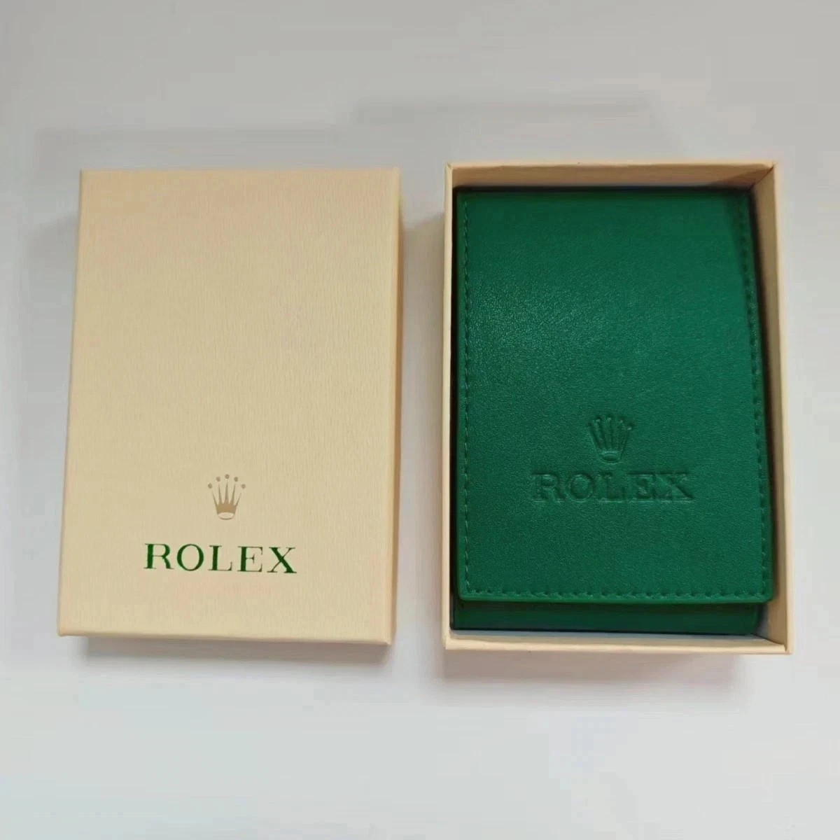 Rolex Case Leather Travel Pouch Service Center Premium Version-Gift For Watch