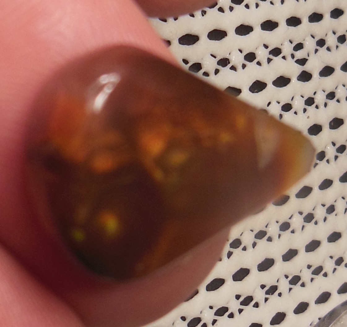10.00ct Mexican Fire Agate 19.6mm x 14.6mm x 5mm