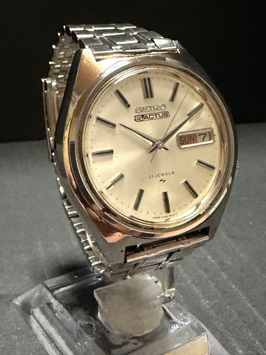 Condition SEIKO 5 Actus Automatic Men’s Watch Working SEIKO 5ACTUS Working