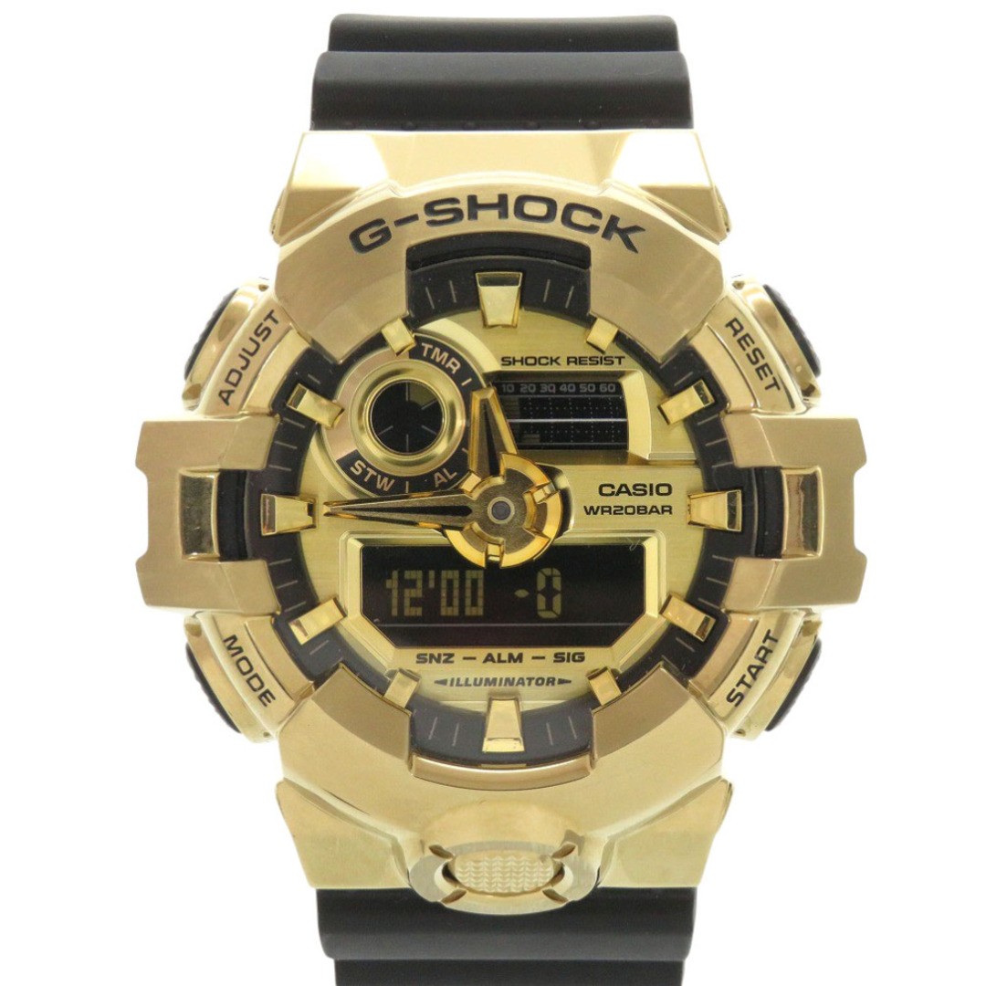 CASIO G SHOCK GM 700G 9AJF SS Resin Black Gold Quartz Analog Digital Wristwatch
