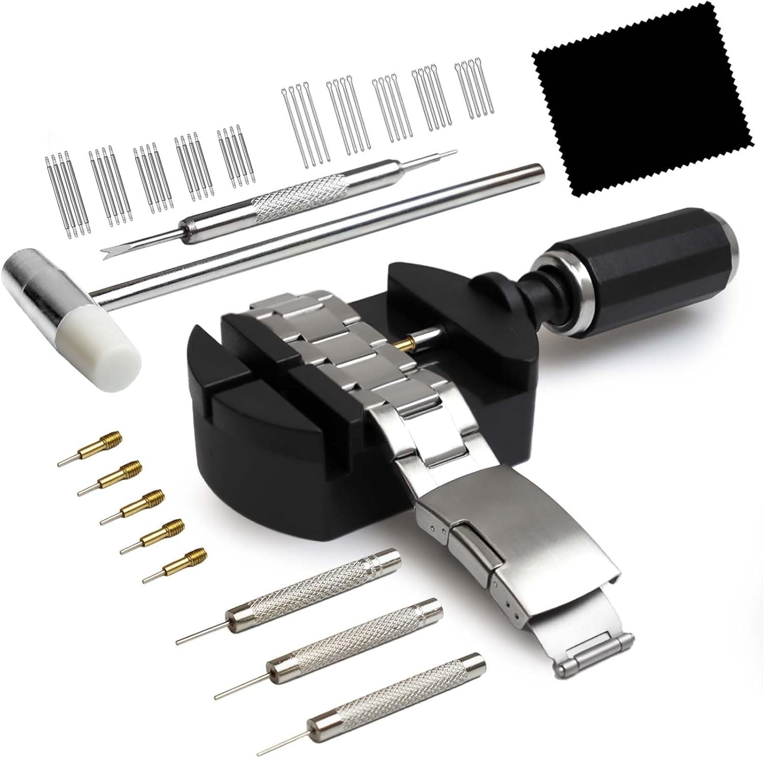 Watch Link Removal Kit Watch Band Sizing Tool for Watch Strap Adjustment Watc…