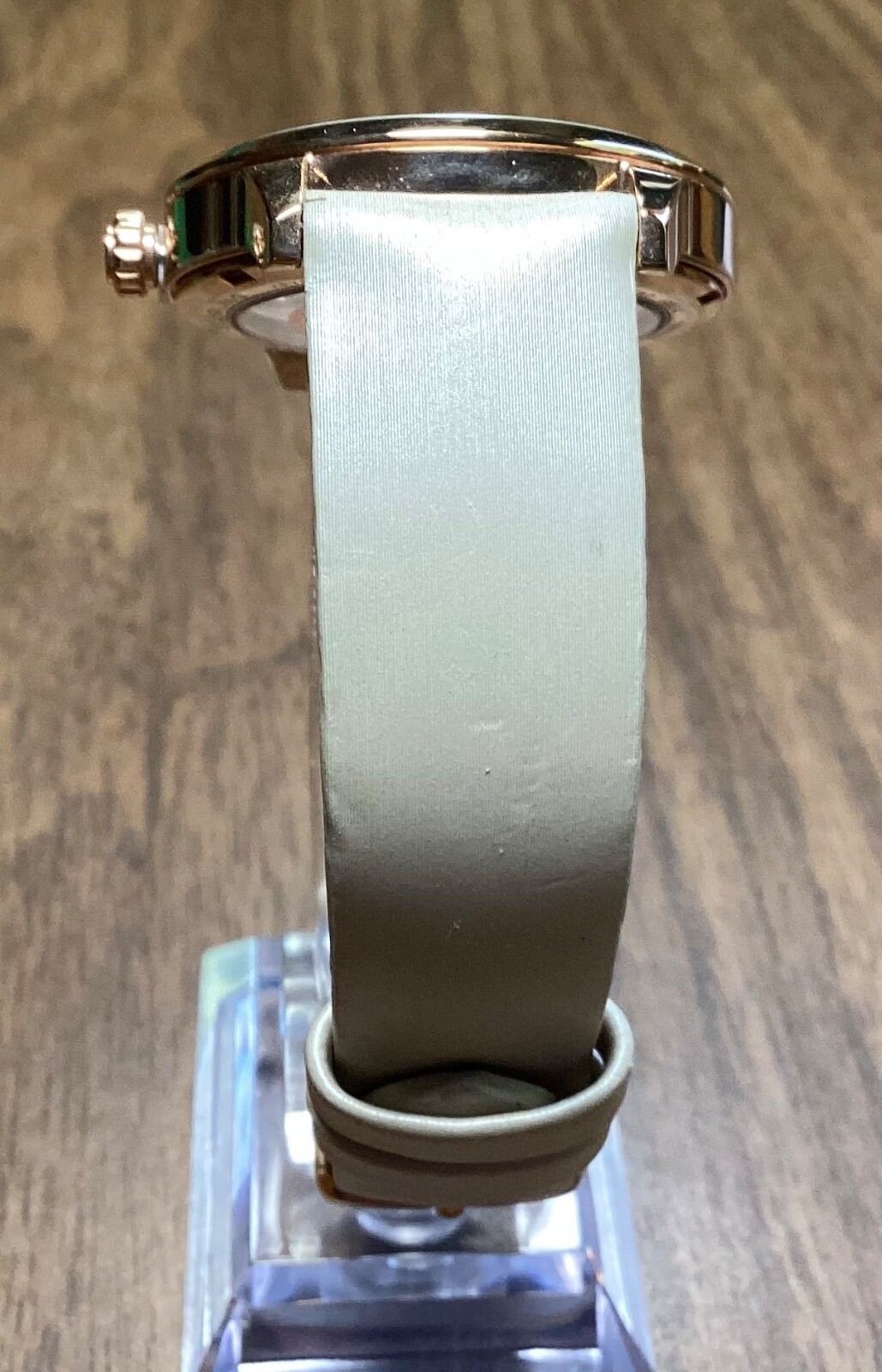 Stuhrling Women’s Watch Winchester Rose Gold Transparent Dial 946L New Battery