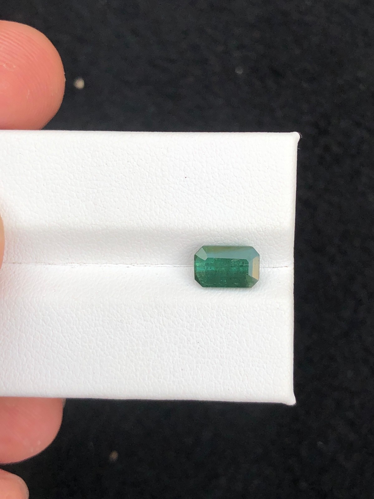 1.60 Carat Natural Cut Tourmaline Emerald Shape loose Gemstone from Afghanistan.