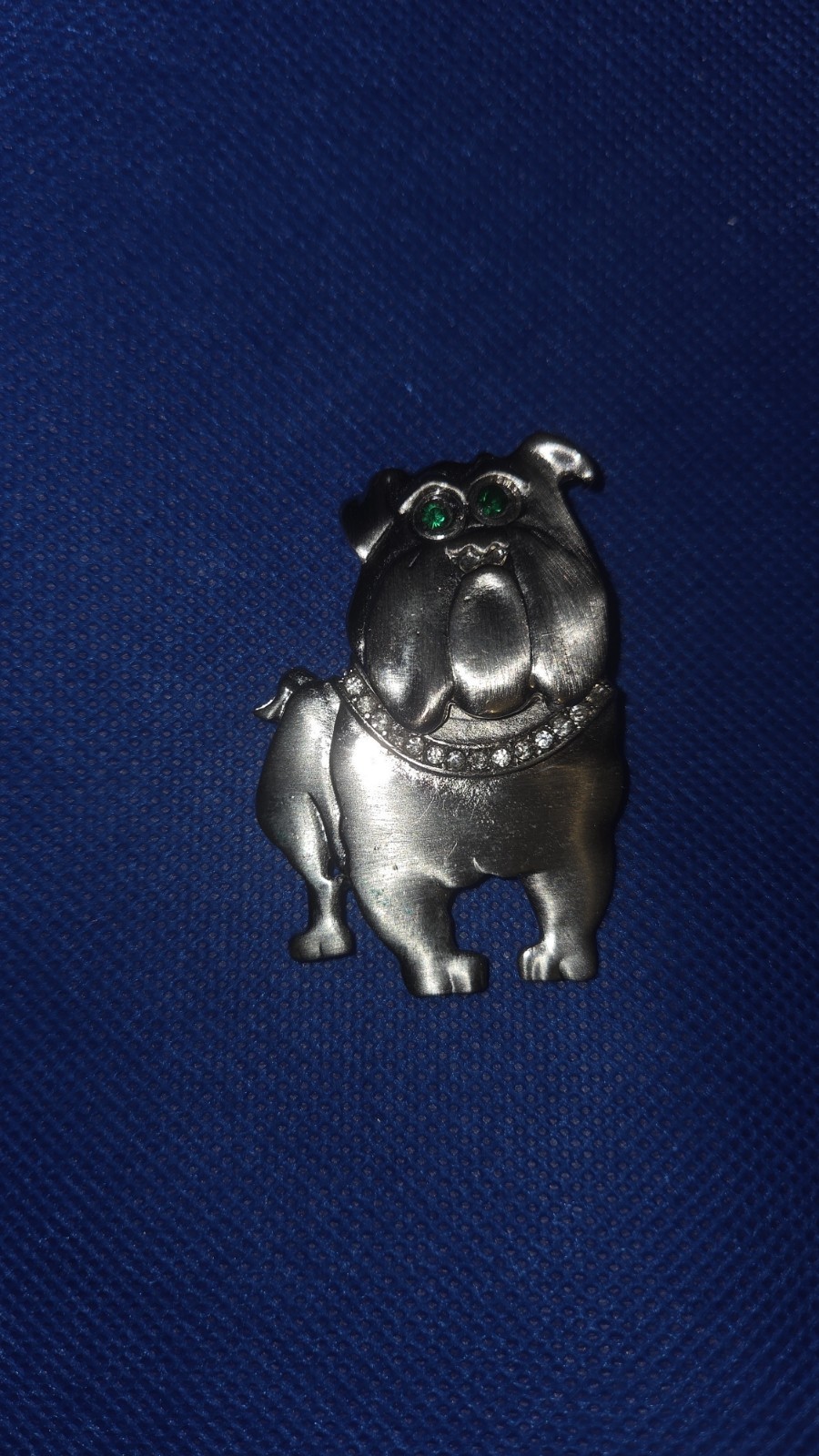 TWO BROOCHES! SUN IS JJ JONETTE; BULLDOG IS UNKNOWN BRAND. ONE LOW PRICE!