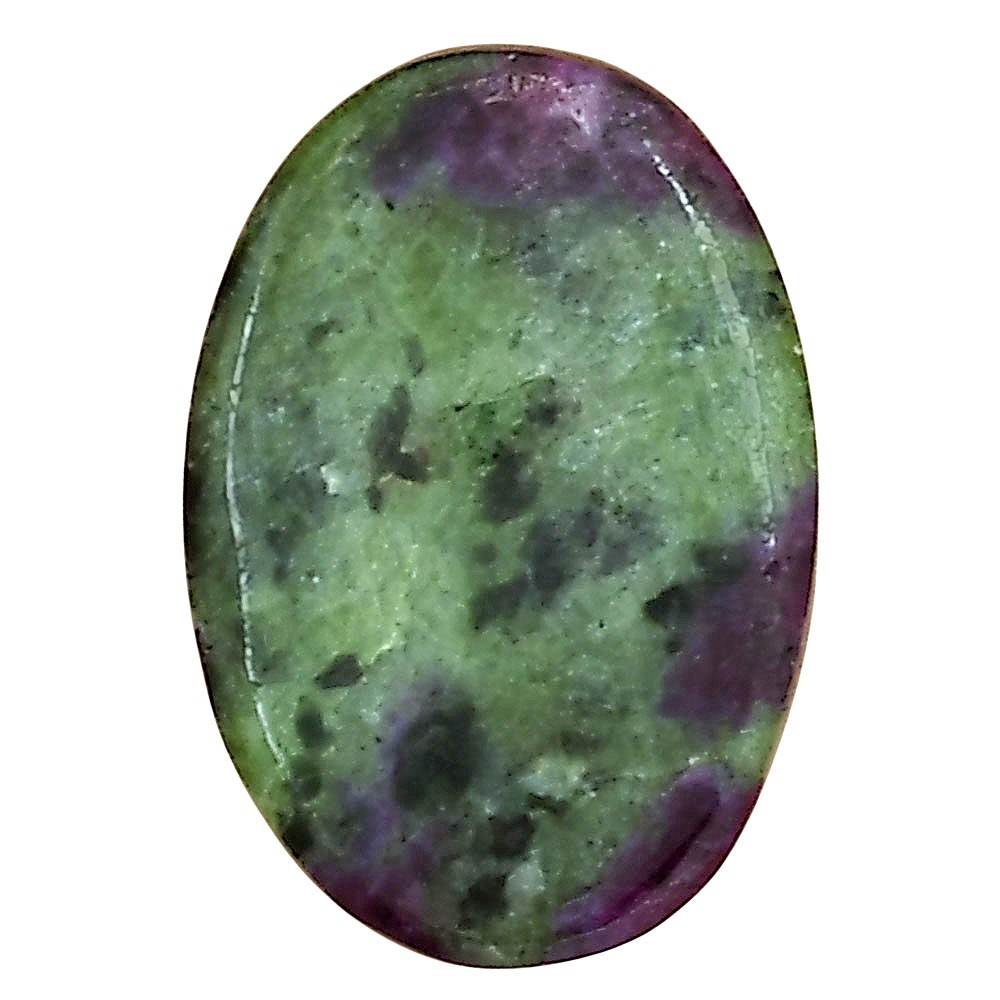 Natural Ruby-Zoisite 24.7x17x4.5 mm Oval Shape Polished Gemstone LS03862-66