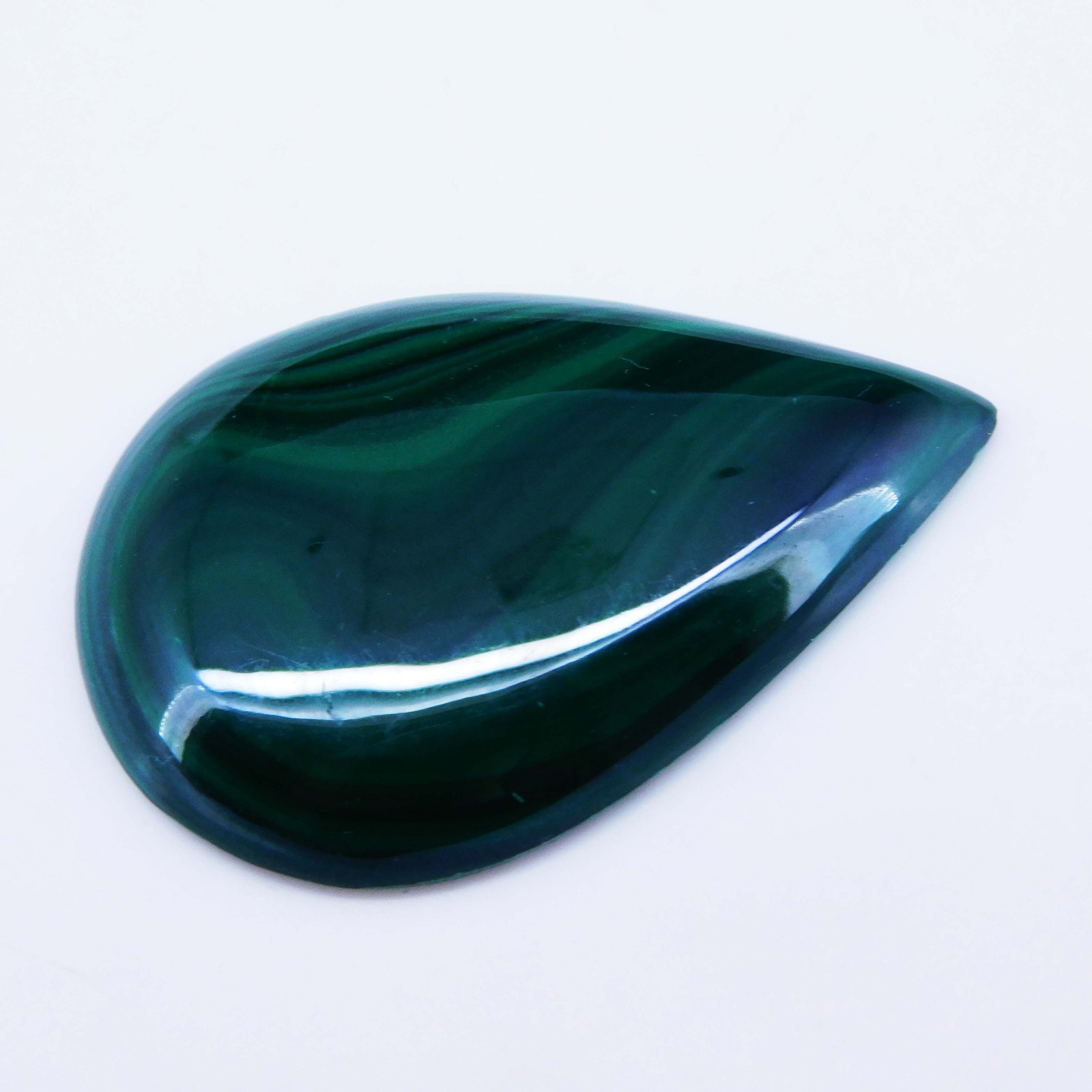 40.85 Ct Natural Congo Green Malachite Cab Certified Designer Loose Gemstone