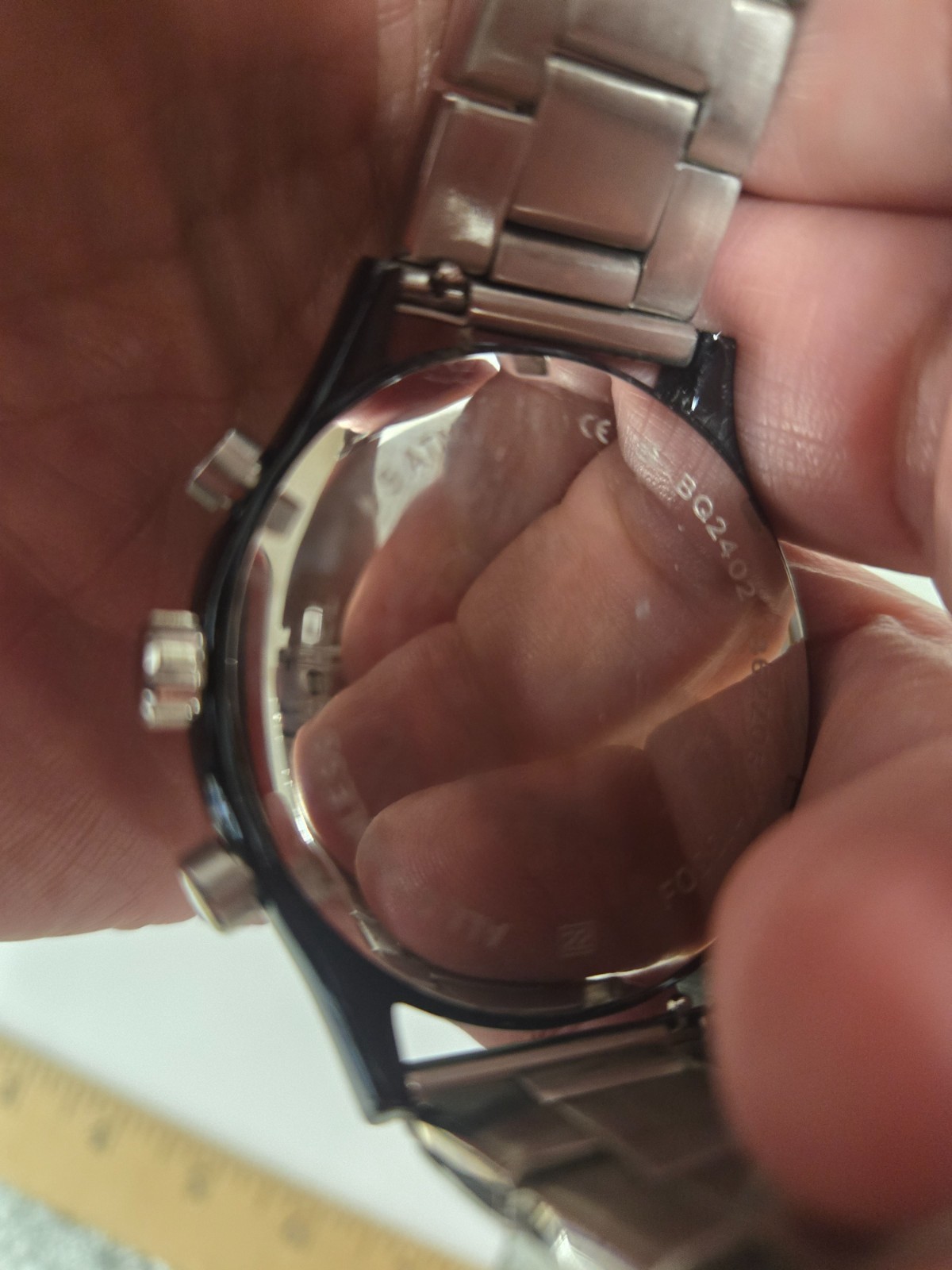 watch, fossil, undated, fresh battery, day function doesn’t work