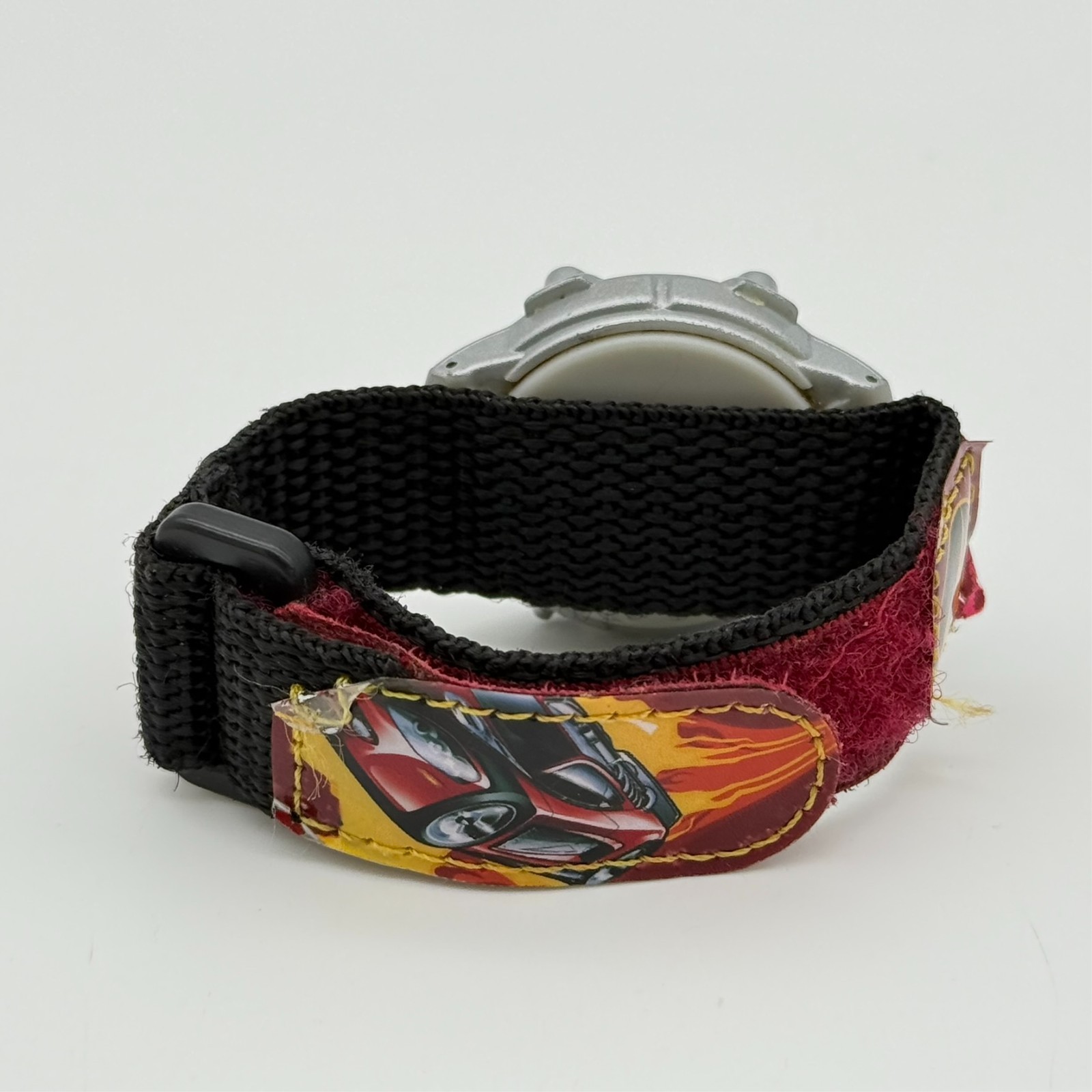 2009 Kid’s HOT WHEELS Digital LCD Racing Watch, Silver Tone, 35mm, Works