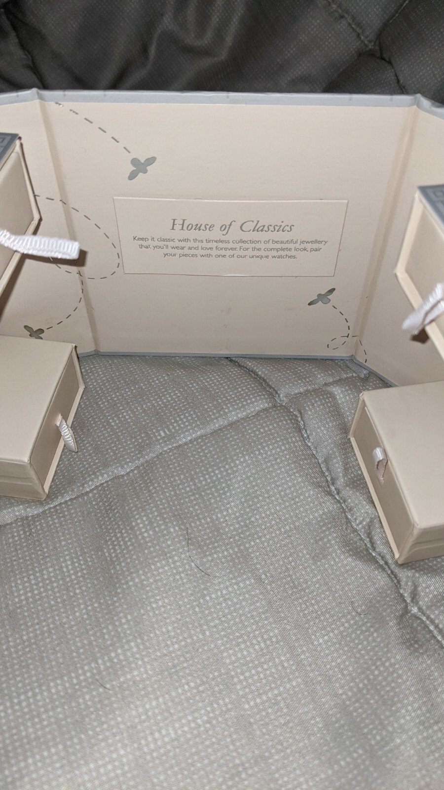 Olivia Burton London House of Classics 6 Piece Set Silver $195 NIB OBJGSET20